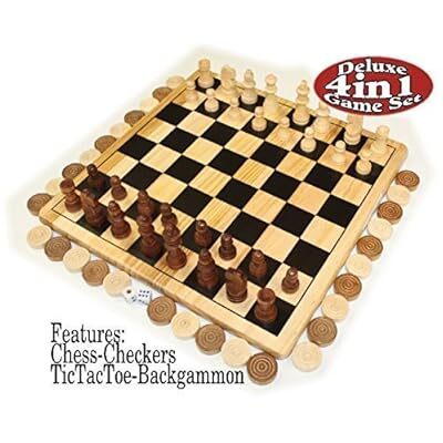 4 In 1 Games (Chess, Checkers, TicTacToe, Backgammon) 4 In 1 Games (Chess, Checkers, TicTacToe, Backgammon)