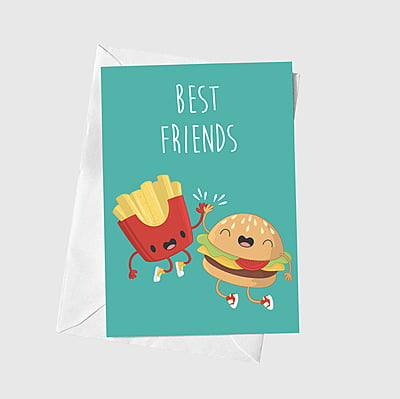 Anoela Best Friends Card