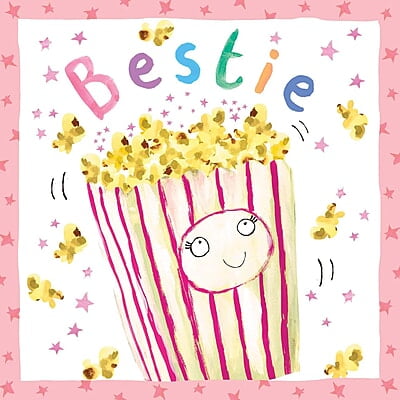 Bestie Bubblicious Greeting Card