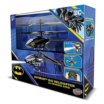 Bladez Remote Control Batman Gyro 2x Channel Helicopter