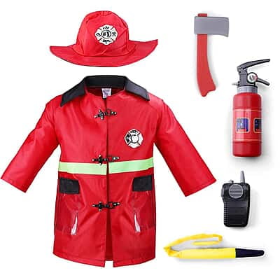 Fire Fighter Role Play Costume Set