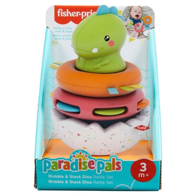 Fisher-Price Paradise Pals Wobble And Stack Dino� Fisher-Price Paradise Pals Wobble And Stack Dino�