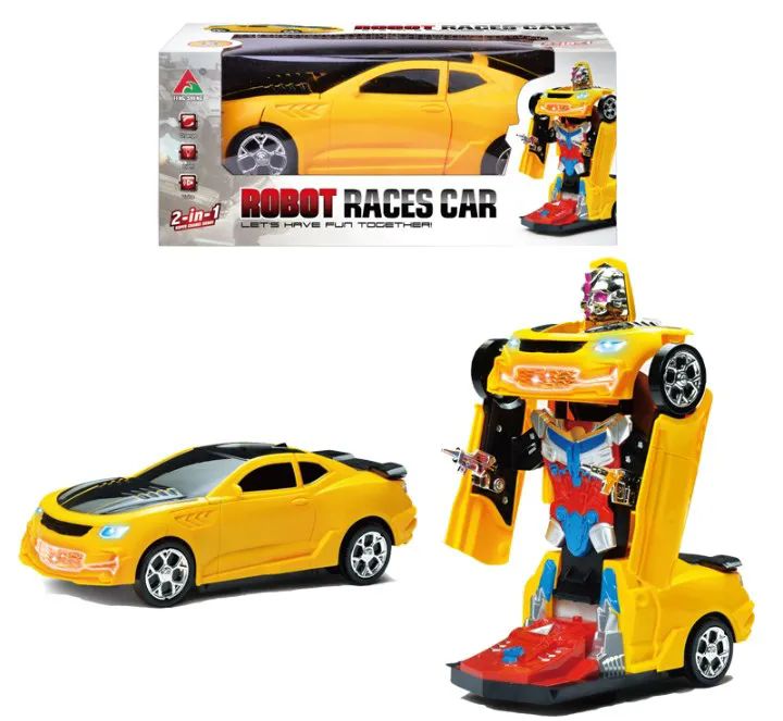 Flashing 2-in-1 Robot Race Car Vehicle Flashing 2-in-1 Robot Race Car Vehicle