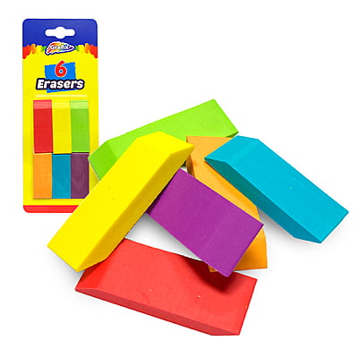 Grafix 6-Pack Erasers