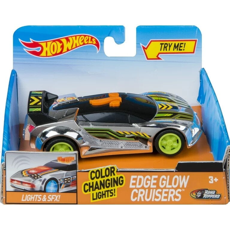 Hot Wheels Edge Glow Cruiser Time Tracker With Light & Sounds Hot Wheels Edge Glow Cruiser Time Tracker With Light & Sounds