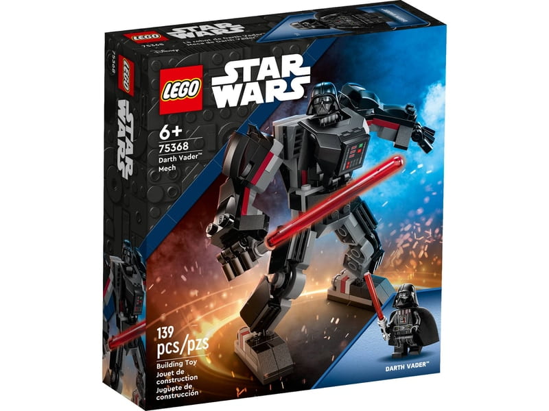 LEGO Star Wars Darth Vader Mech 75368 Buildable Star Wars Action Figure (139 Pcs) LEGO Star Wars Darth Vader Mech 75368 Buildable Star Wars Action Figure (139 Pcs)