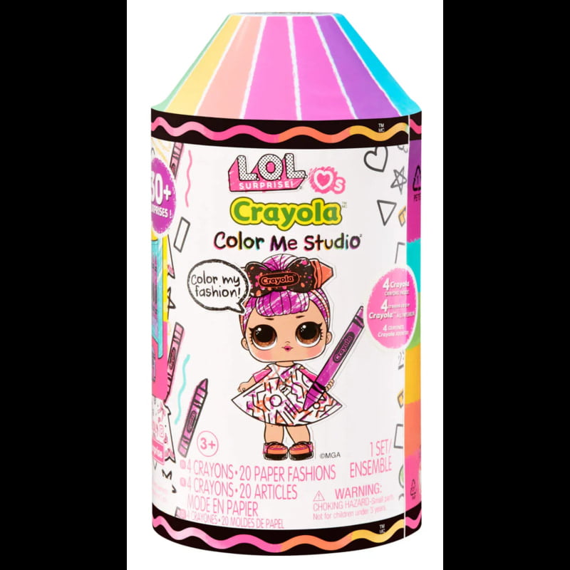 LOL Surprise Loves CRAYOLA Color Me Studio with Collectible Doll LOL Surprise Loves CRAYOLA Color Me Studio with Collectible Doll