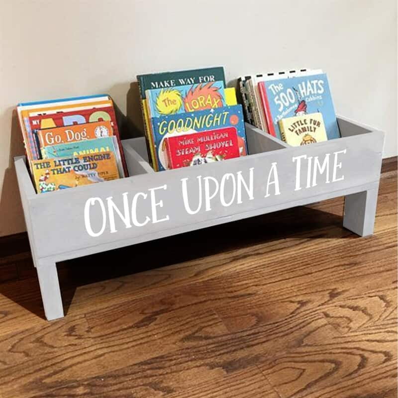 Large Wooden Children's Bookcase 85cm Assortment (Available In White & Grey) Large Wooden Children's Bookcase 85cm Assortment (Available In White & Grey)