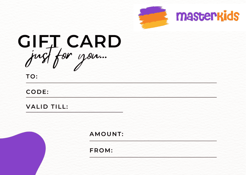 MasterKids Gift Cards MasterKids Gift Cards
