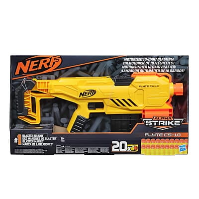 Nerf Alpha Strike Flyte CS-10 Motorized 10-Dart Blaster