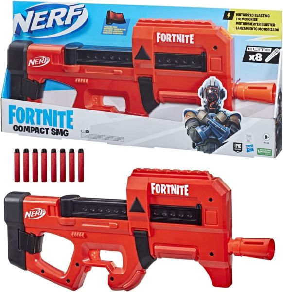 Nerf Fortnite Motorized Blasting Compact SMG Nerf Fortnite Motorized Blasting Compact SMG