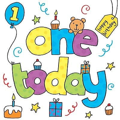 One Bubblicious Birthday card
