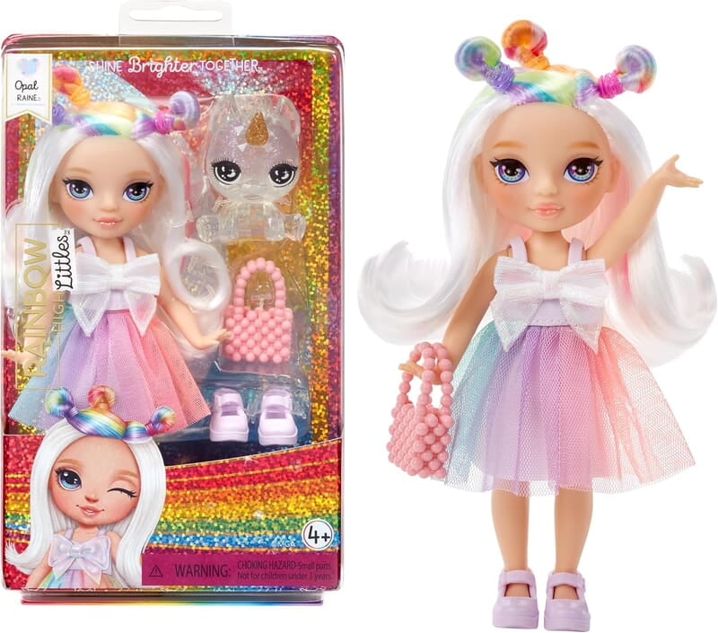 Rainbow High Littles Opal Raine, Rainbow, 5.5" Posable Small Doll Rainbow High Littles Opal Raine, Rainbow, 5.5" Posable Small Doll