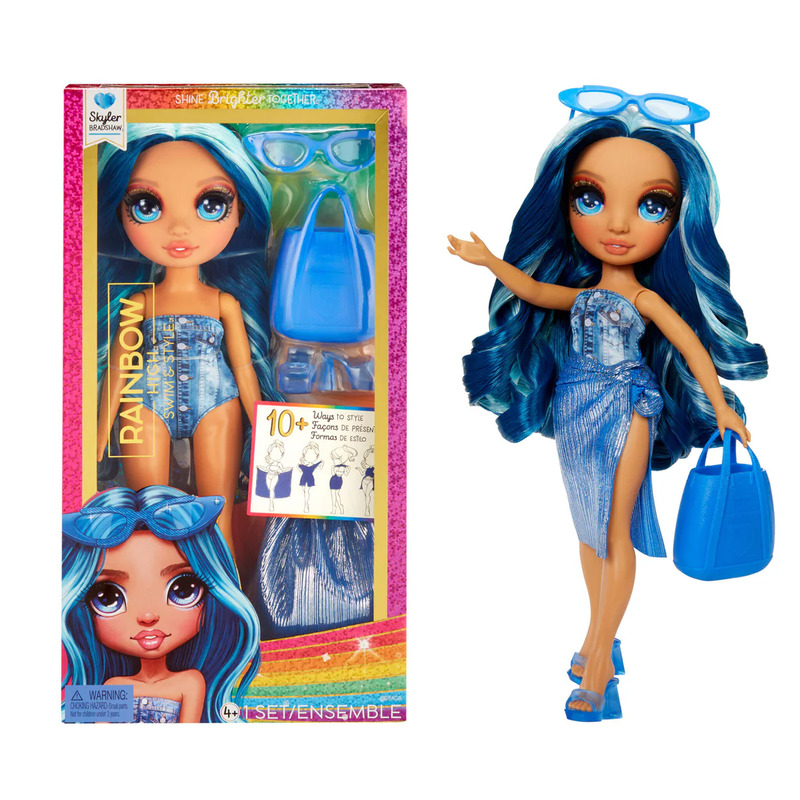 Rainbow High Swim & Style Skyler (Blue) 11� Doll Rainbow High Swim & Style Skyler (Blue) 11� Doll