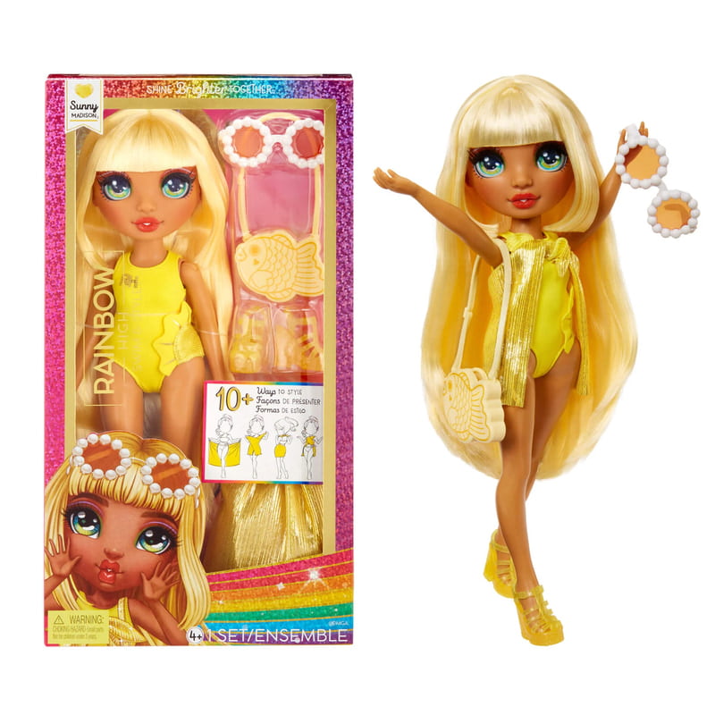 Rainbow High Swim & Style Sunny - Yellow 11" Blonde Fashion Doll Rainbow High Swim & Style Sunny - Yellow 11" Blonde Fashion Doll