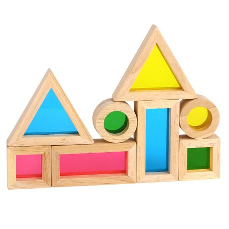Rainbow Sensory Blocks Rainbow Sensory Blocks