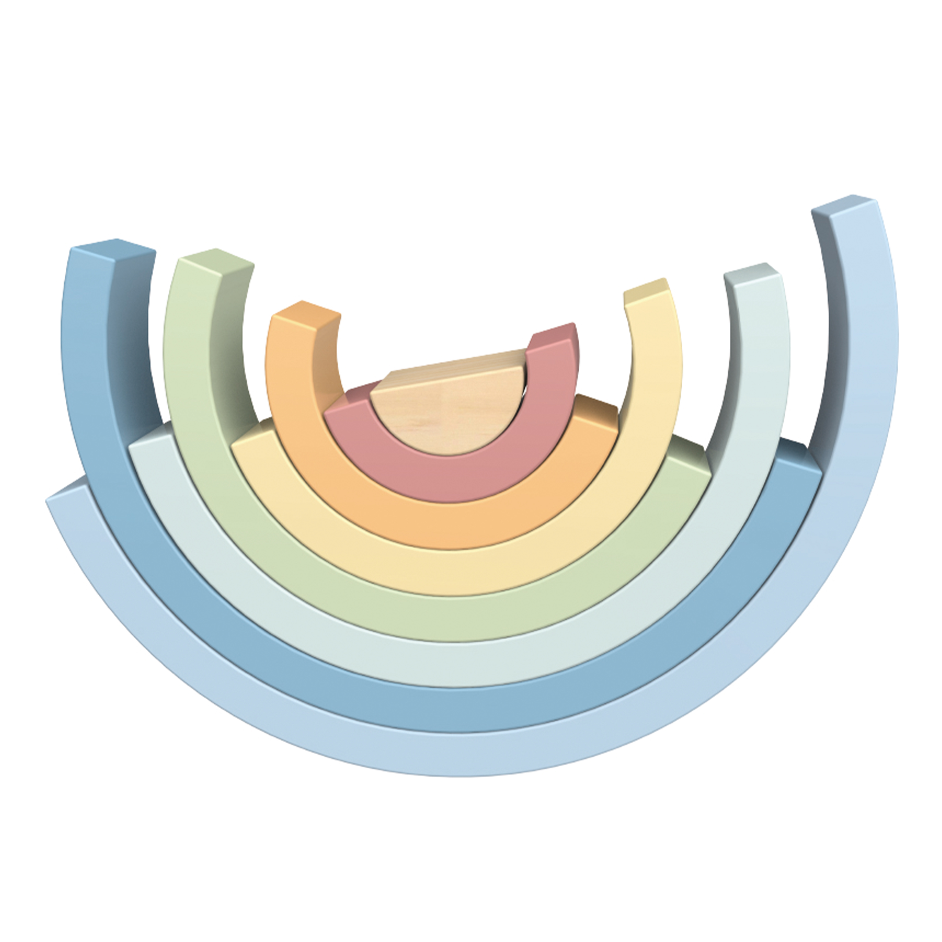 Rainbow Stacker - Pastel Rainbow Stacker - Pastel