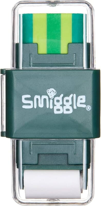 Smiggle Sharp Again Roll Eraser & Sharpener - Green Smiggle Sharp Again Roll Eraser & Sharpener - Green