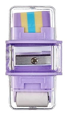 Smiggle Sharp Again Roll Eraser & Sharpener - Purple