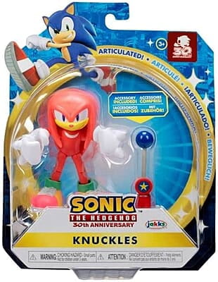 Sonic The Hedgehog 4" Articulated Figure with Accessories Assortment - 30th Anniversary