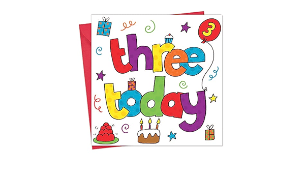 Three Bubblicious Birthday card Three Bubblicious Birthday card