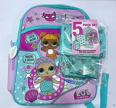 L.O.L. Surprise! 16" 5-Piece Backpack Set - Pink