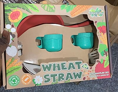 Kolinbaby Wheat Straw Kitchen Playset - Cups