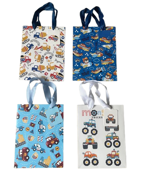 Monster Truck Gift Bag 4Asst - Small Monster Truck Gift Bag 4Asst - Small