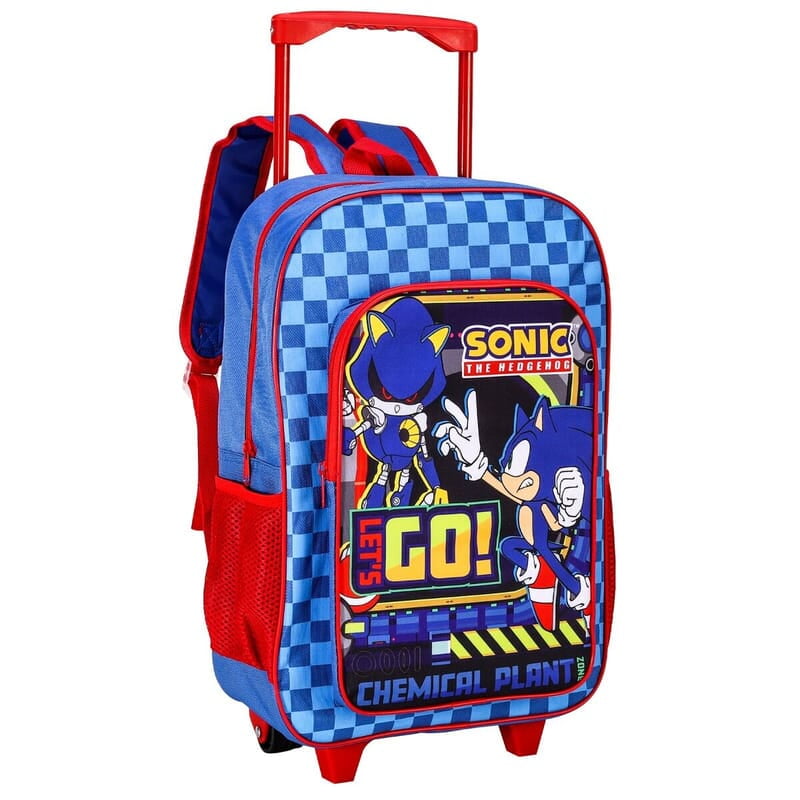 Sonic The Hedgehog Deluxe Trolley Backpack Sonic The Hedgehog Deluxe Trolley Backpack